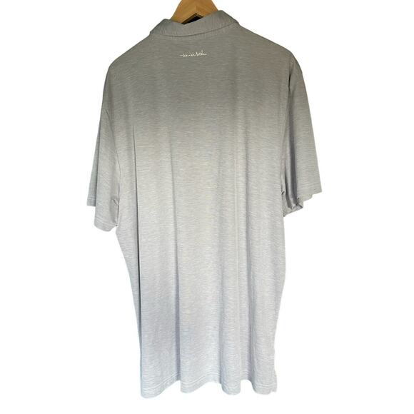 Travis Mathew Shirt Mens Size 2XL Gray Lightweight Polo Shirt - Picture 5 of 10